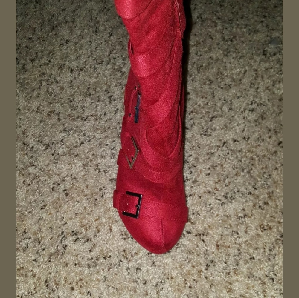 Red boots